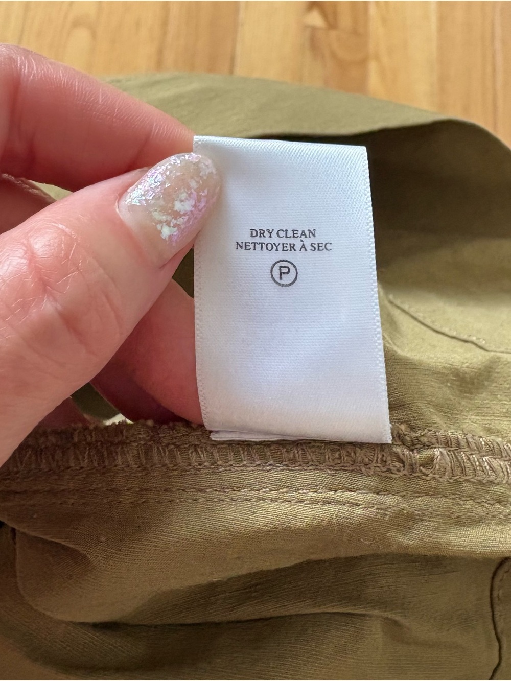 A.L.C. Ava Mini Utility Linen Blend Drill Green Cargo Safari Dress EUC Size 2 - Picture 10 of 10
